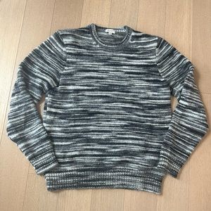 Club Monaco Black Marled Alpaca Sweater in Size L